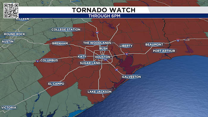 Another round of strong to severe storms set to slam across Houston Wednesday afternoon