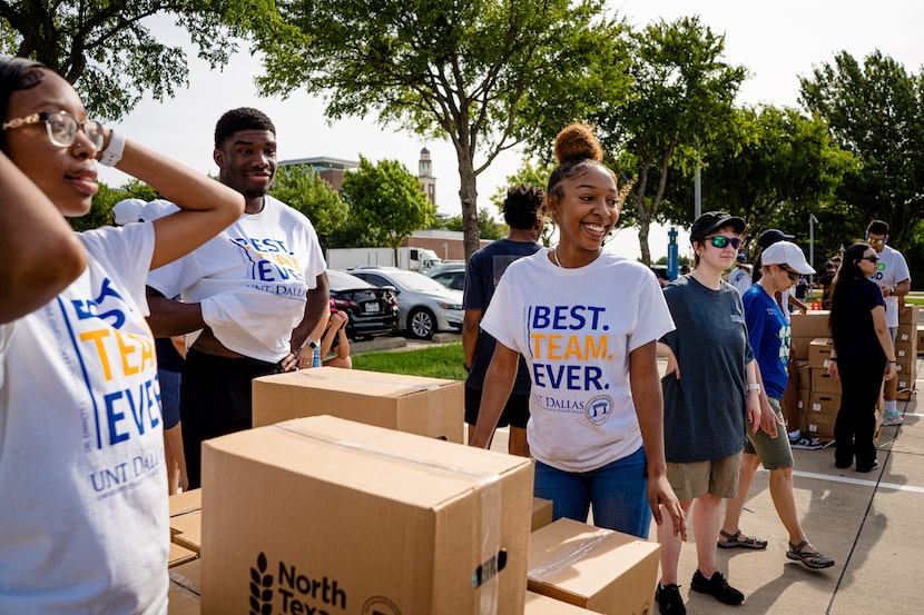 UNT Dallas, in partnership with the North Texas Food Bank, will host its monthly...