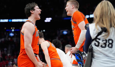 Illinois clamps down on Houston for a 65-55 March Madness win to reach Elite Eight
