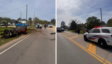 3, including toddler, hospitalized after major crash in N. Harris County; at-fault driver flees scene