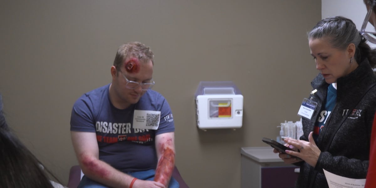 Texas Tech health students train for mass casualty events during Disaster Day simulation