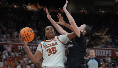 Texas makes statement in NCAA Tournament opener with 42-point romp over Missouri State