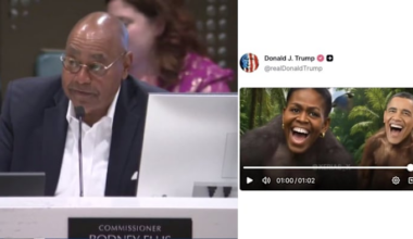 Commissioner Ellis says he considered referencing Trump’s post depicting Obamas as monkeys during rodeo resolution talks