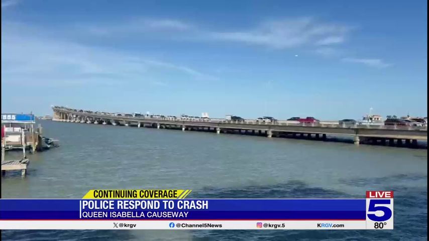 Texas game warden hospitalized following crash at Queen Isabella Causeway