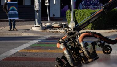 Dallas man arrested for repainting erased rainbow crosswalk
