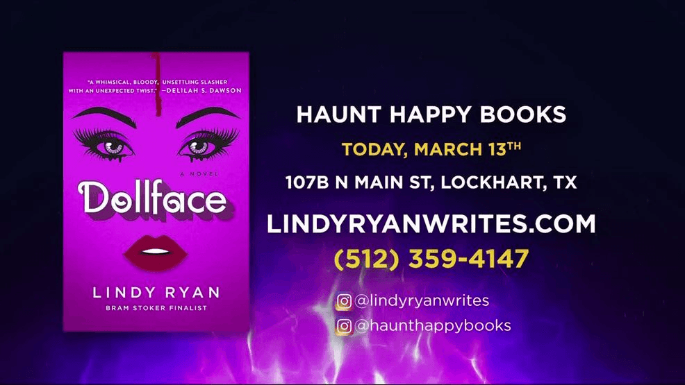 With its nostalgic slasher influences, strong female characters, and bestselling debut, Dollface is already making a splash among horror readers—and just in time for fans who love a good thrill head to lindyryanwrites.com