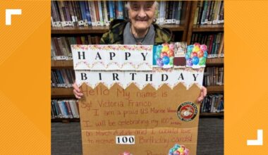 Texas veteran wishes for 100 birthday cards to mark her 100th birthday celebration