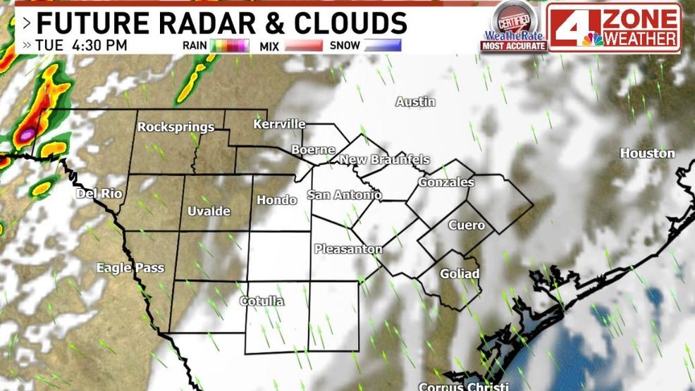 Future radar Tuesday 4:30pm