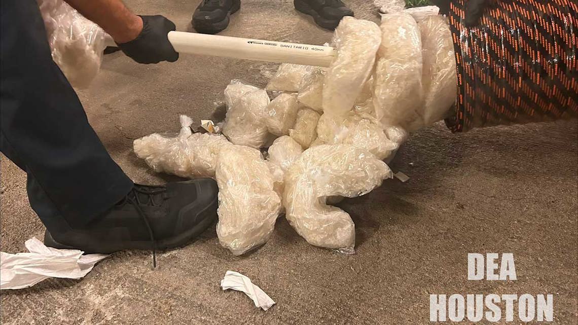 Check out what the Houston DEA found hidden in spools of rope