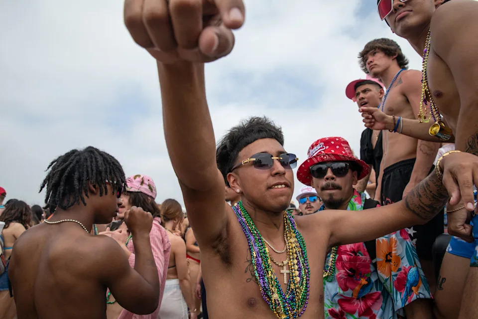 In this 2024 file photo, beachgoers enjoy spring break near mile marker 34 in Port Aransas.
