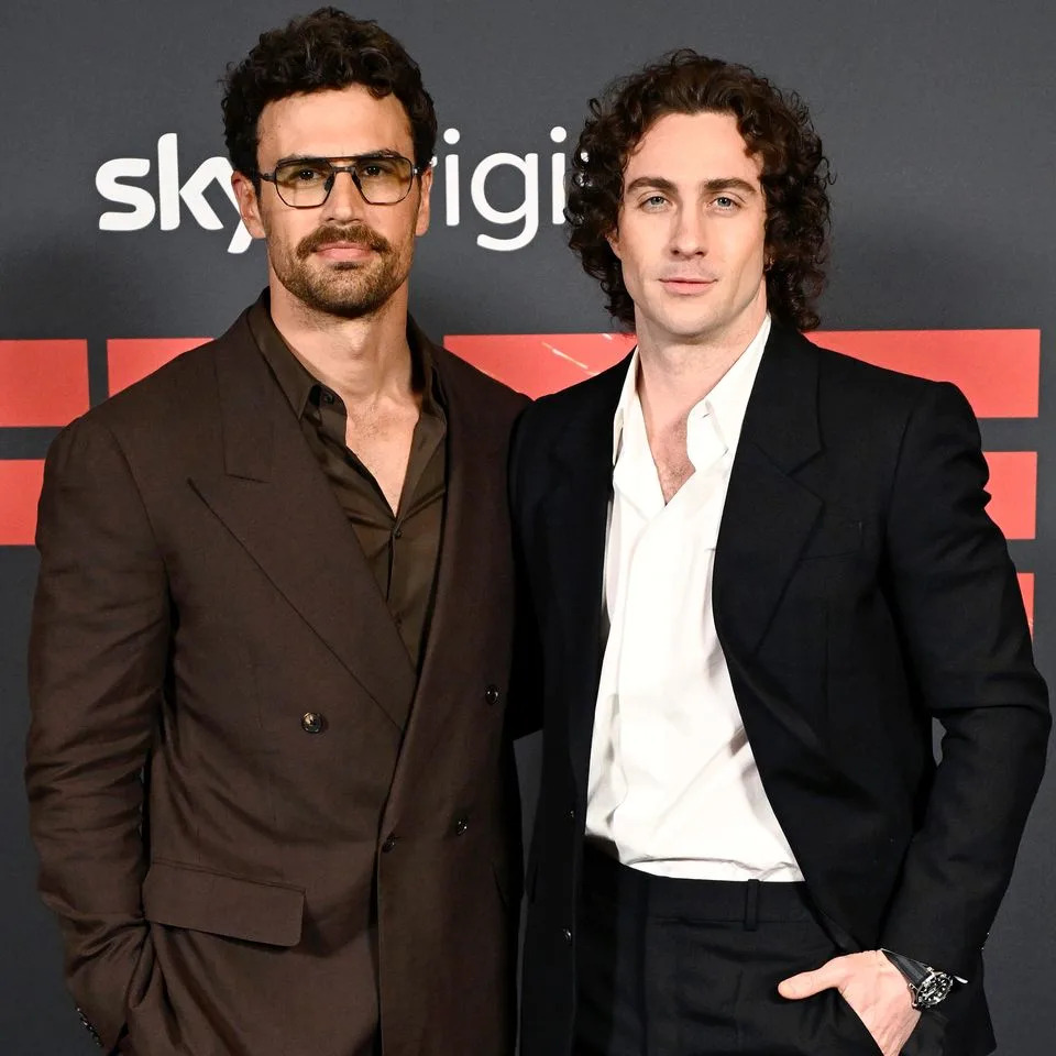 Theo James and Aaron Taylor-JohnsonCredit: Gareth Cattermole/Getty