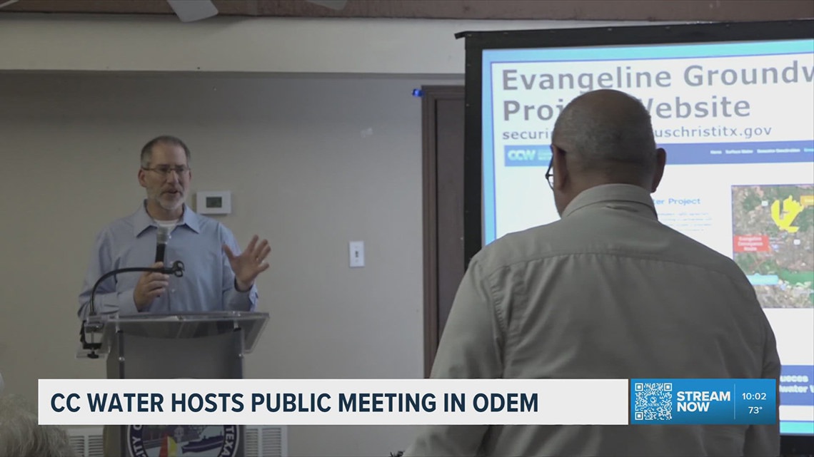 Corpus Christi Water hosts public meeting in Odem