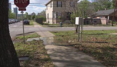 A long-standing hazard near a Houston school is finally being addressed following KHOU 11 report