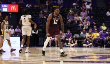 Agee, Griffen combine for 50 as Texas A&M outlasts LSU 94-91 in 3OT win