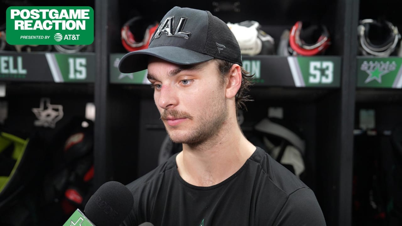 VGK@DAL Postgame: Wyatt Johnston | Dallas Stars