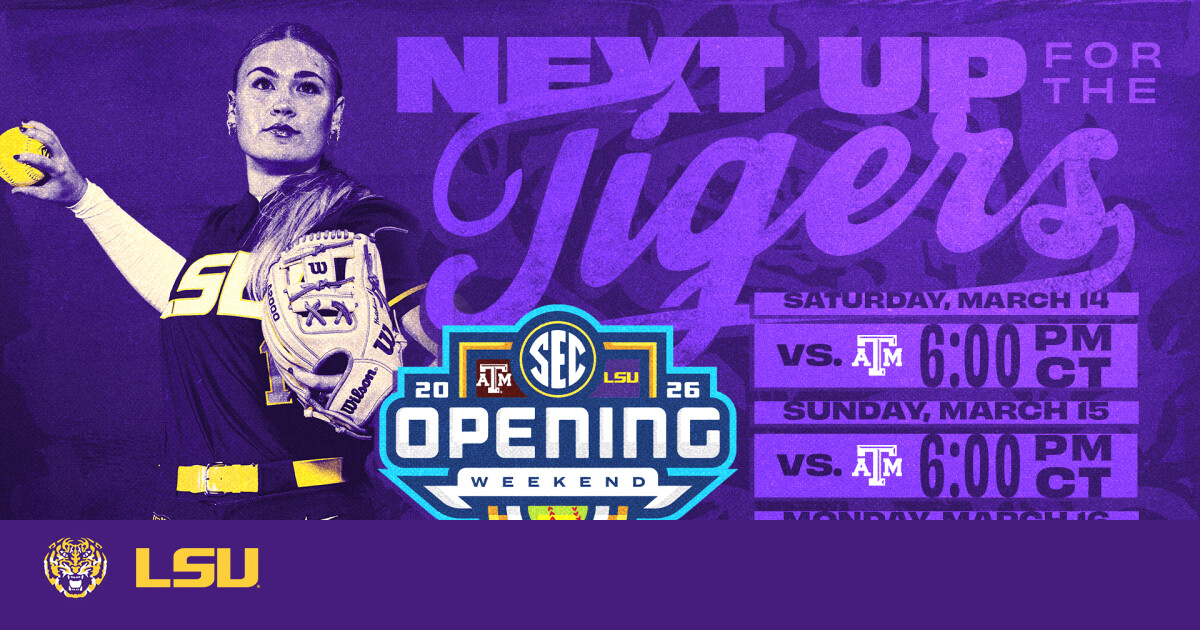 No. 20 LSU Hosts No. 16 Texas A&M in SEC Home Opening Series – LSU