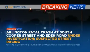 Arlington Fatal Crash at South Cooper Street and Eden Road Under Investigation; Suspected Street Racing