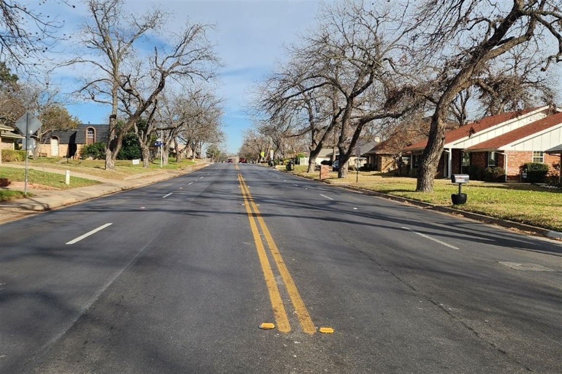 South Fielder Road between West Mayfield Road and California Lane was improved in FY25 under the $11 million Mill and Overlay Program.