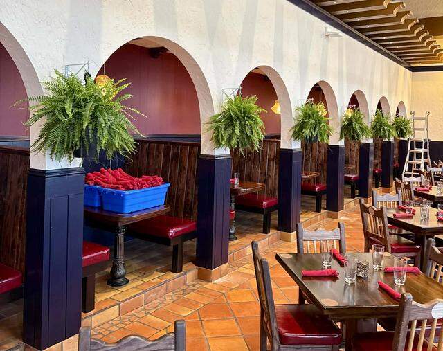 Inside Loma TXMX, a new contemporary Tex-Mex restaurant opening in a corner of Choctaw Stadium opposite the Loews Arlington and Globe Life Field.