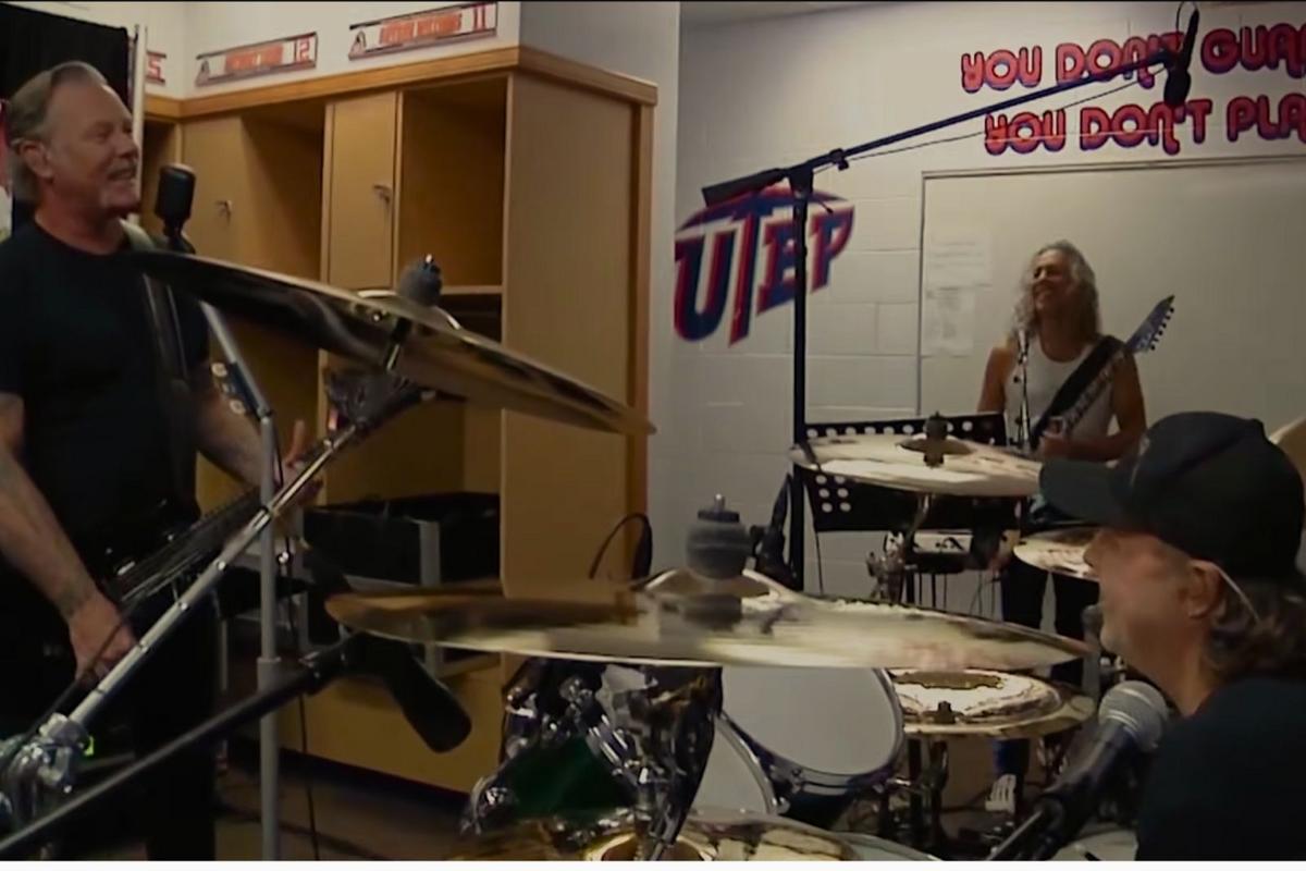 Video Shows Metallica Warming Up Before El Paso Concert