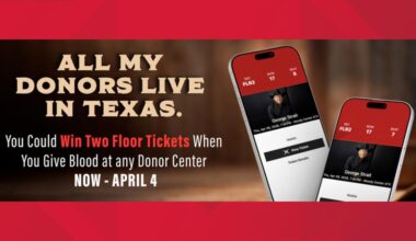Donate blood for a chance to win George Strait tickets in South Texas