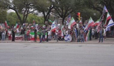 Austin protesters demand democratic reforms in Iran amid Middle East conflict