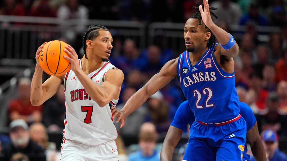 No. 5 Houston routs No. 14 Kansas 69-47 to set up another Big 12 title game with No. 2 Arizona