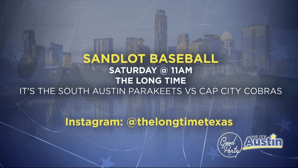 Sandlot Baseball at The Long Time