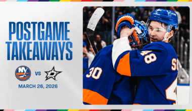 Takeaways: Islanders Beat Dallas 2-1