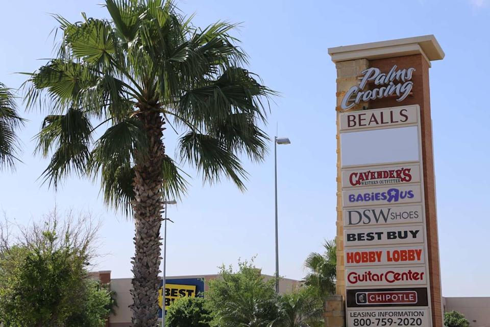 The Palms Crossing shopping center in southwest McAllen was recently acquired by CTO Realty Growth, Inc. for nearly $82 million. (Courtesy Explore McAllen/City of McAllen)