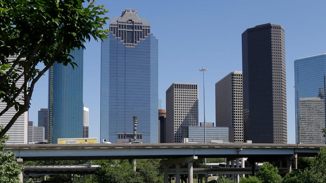 How many Houston buildings skip the 13th floor?