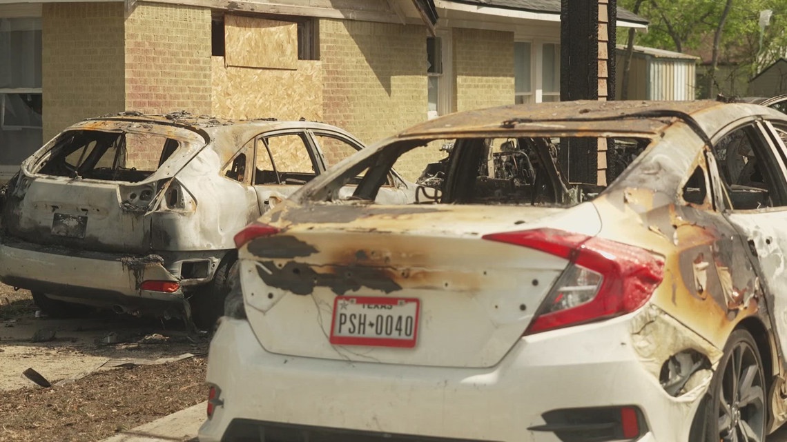 Seven people displaced after overnight house fire in Fort Worth