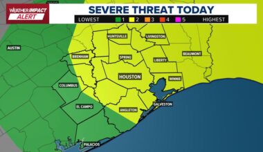 Weather Impact Alert today for storms that could turn severe, with wind damage and tornadoes possible | DETAILED TIMELINE