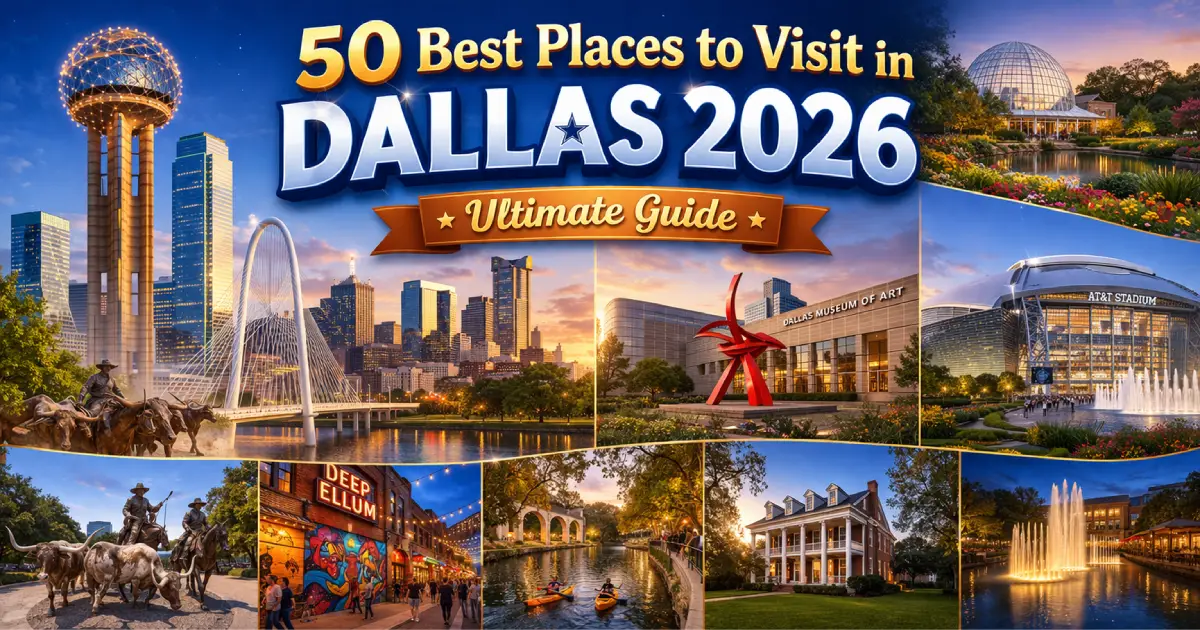 50 Best Places to Visit in Dallas 2026: Full Guide