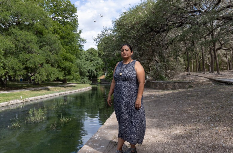 Matilde Torres, an indigenous environmental advocate, says that the presence of the San Antonio River and its surrounding trees in Brackenridge Park speak to thousands of years of native history and cosmology.