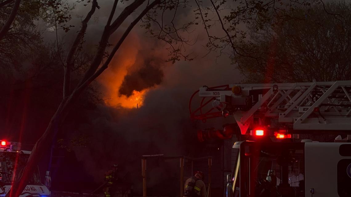 SAFD: North-side vacant house likely a total loss after fire