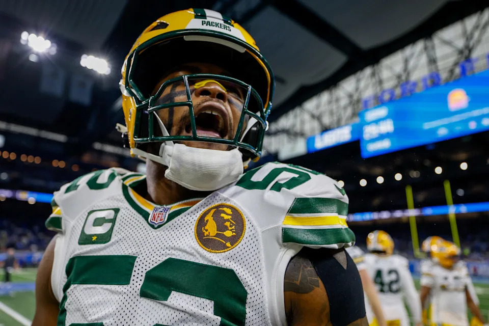 Rashan Gary will be on his second NFL team after a trade from Green Bay to Dallas. (Photo by Lauren Leigh Bacho/Getty Images)