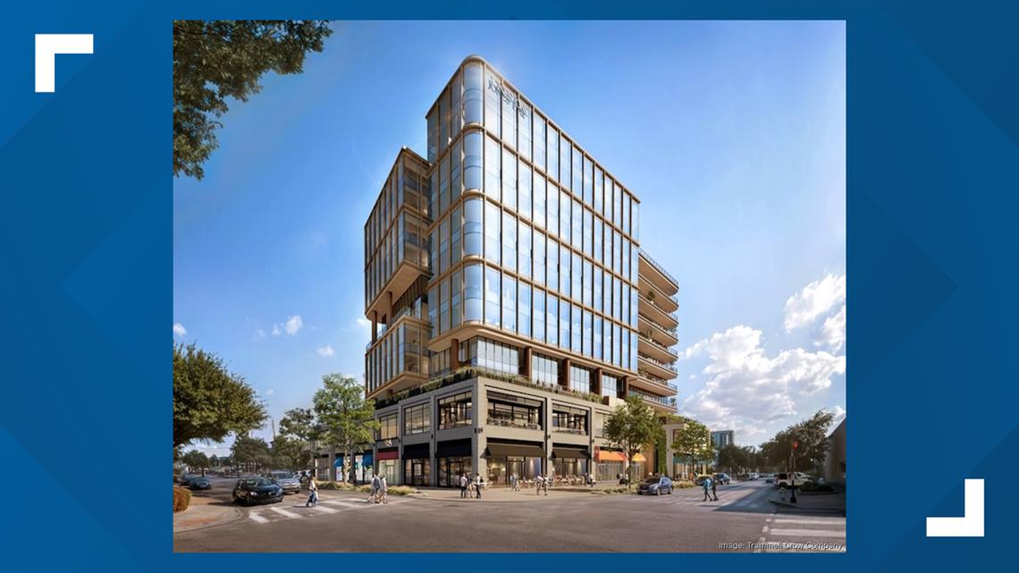 Another high-rise set for Knox Street: Construction has begun on new 12-story building on old Chuy's restaurant site