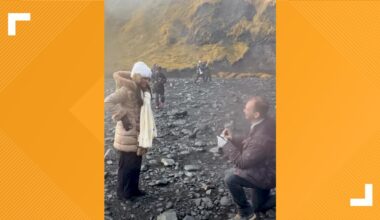Love is in the forecast: KENS 5's Roxy Van Ruiten gets engaged in romantic Icelandic waterfall proposal