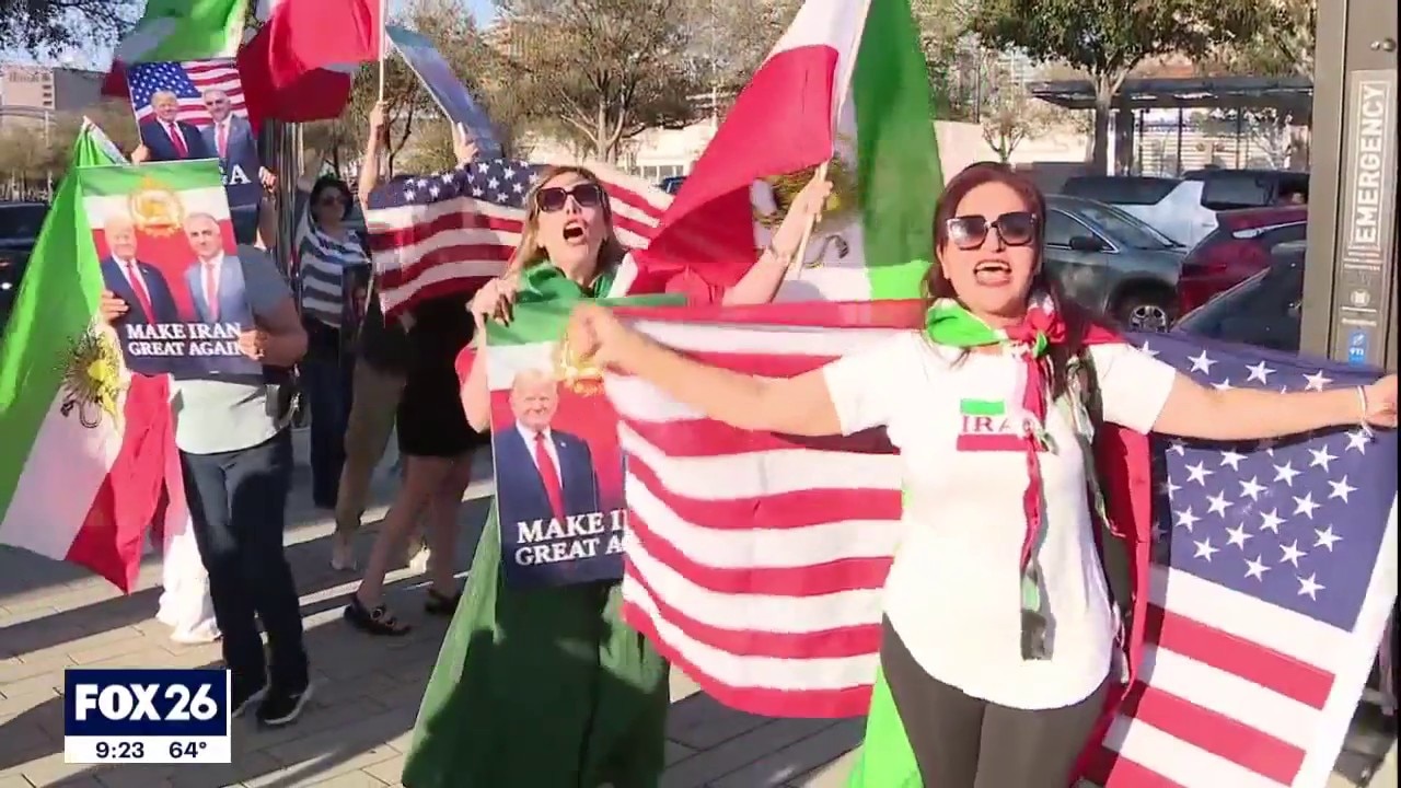 Iran protesters take to streets in Houston