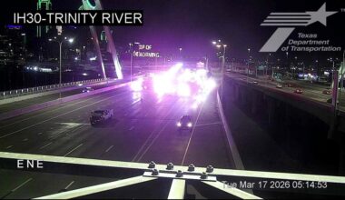 Westbound I-30 is closed near downtown Dallas after fatal crash kills pedestrian, officials say