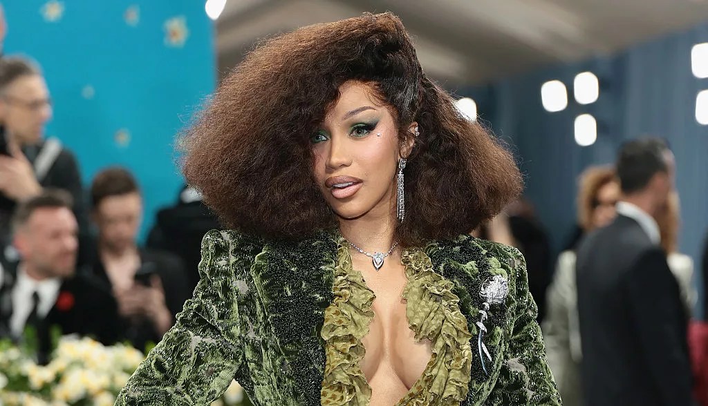 Cardi B attends the 2025 Met Gala Celebrating "Superfine: Tailoring Black Style" at the Metropolitan Museum of Art on May 05, 2025, in New York City.