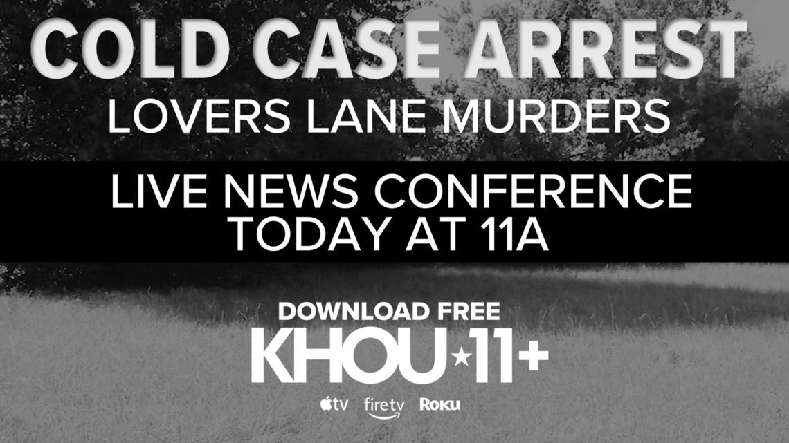 'Lovers Lane' cold case arrest: Authorities to discuss new developments | Stream live at 11 a.m.
