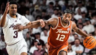 Texas pulls away late to beat Texas A&M 76-70 in Lone Star Showdown