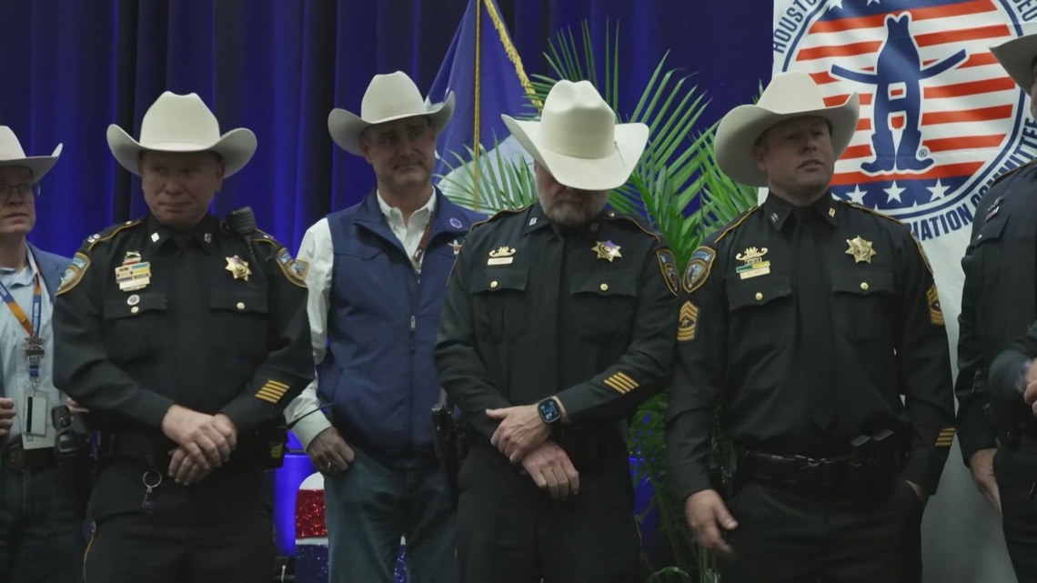 Harris County dive team honored during First Responders Day at RodeoHouston