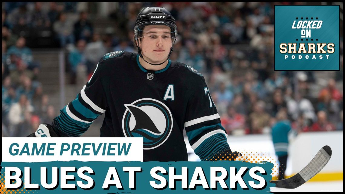 Sharks Host Blues in CRUCIAL Showdown – Macklin Celebrini & Robert Thomas BATTLE Tonight