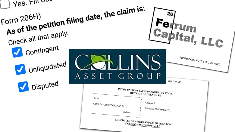 New details from Collins bankruptcy show they owed Lubbock-based Ferrum Capital ‘undetermined’ amount of money