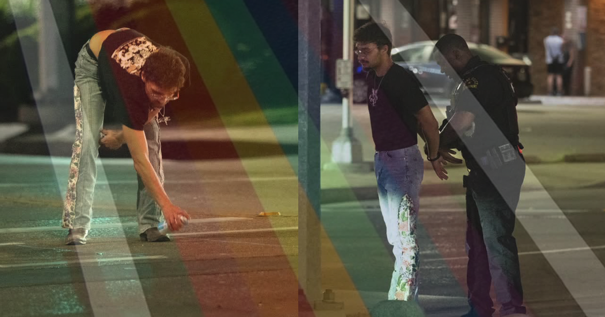 Rainbow Crosswalks: Man caught repainting rainbow crosswalks in Oak Lawn after state-mandated removal