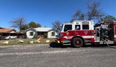Fast-moving fire rips through shed behind home on southeast side of San Antonio