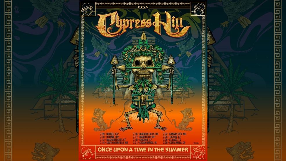 Cypress Hill's Once Upon a Time in the Summer tour graphic. Credit: Cypress Hill via Facebook